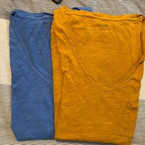 Madewell v-neck short sleeve T-shirt